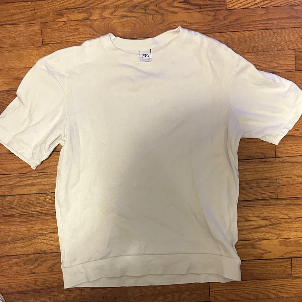 Zara Classic Ivory Tee